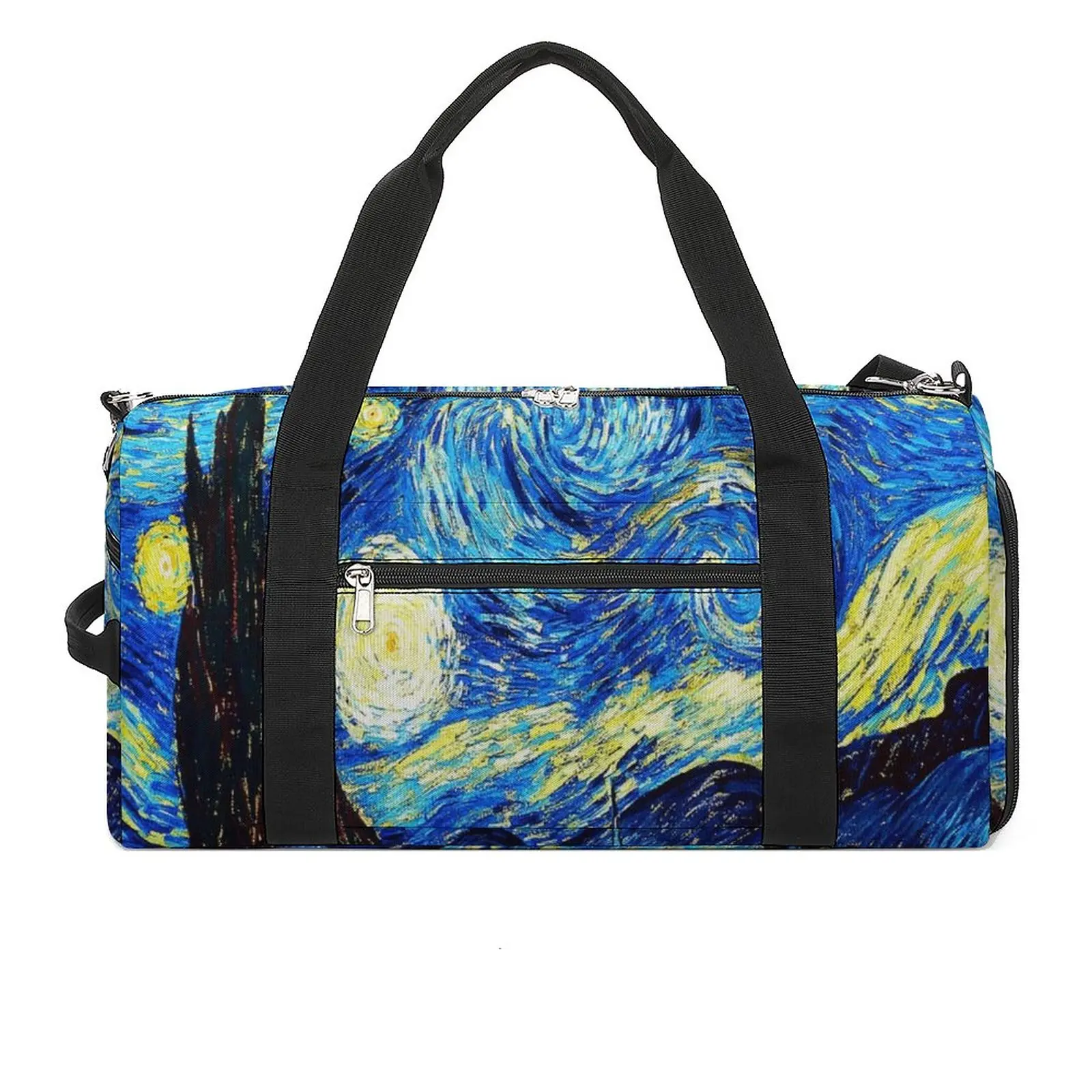 Starry Night Sports Bags Vincent Van Gogh Travel Training Gym Bag Large Handbags Men Women Design Waterproof Fitness Bag
Starry Night Sports Bags Vincent Van Gogh Travel Training Gym Bag Large Handbags Men Women Design Waterproof Fitness Bag