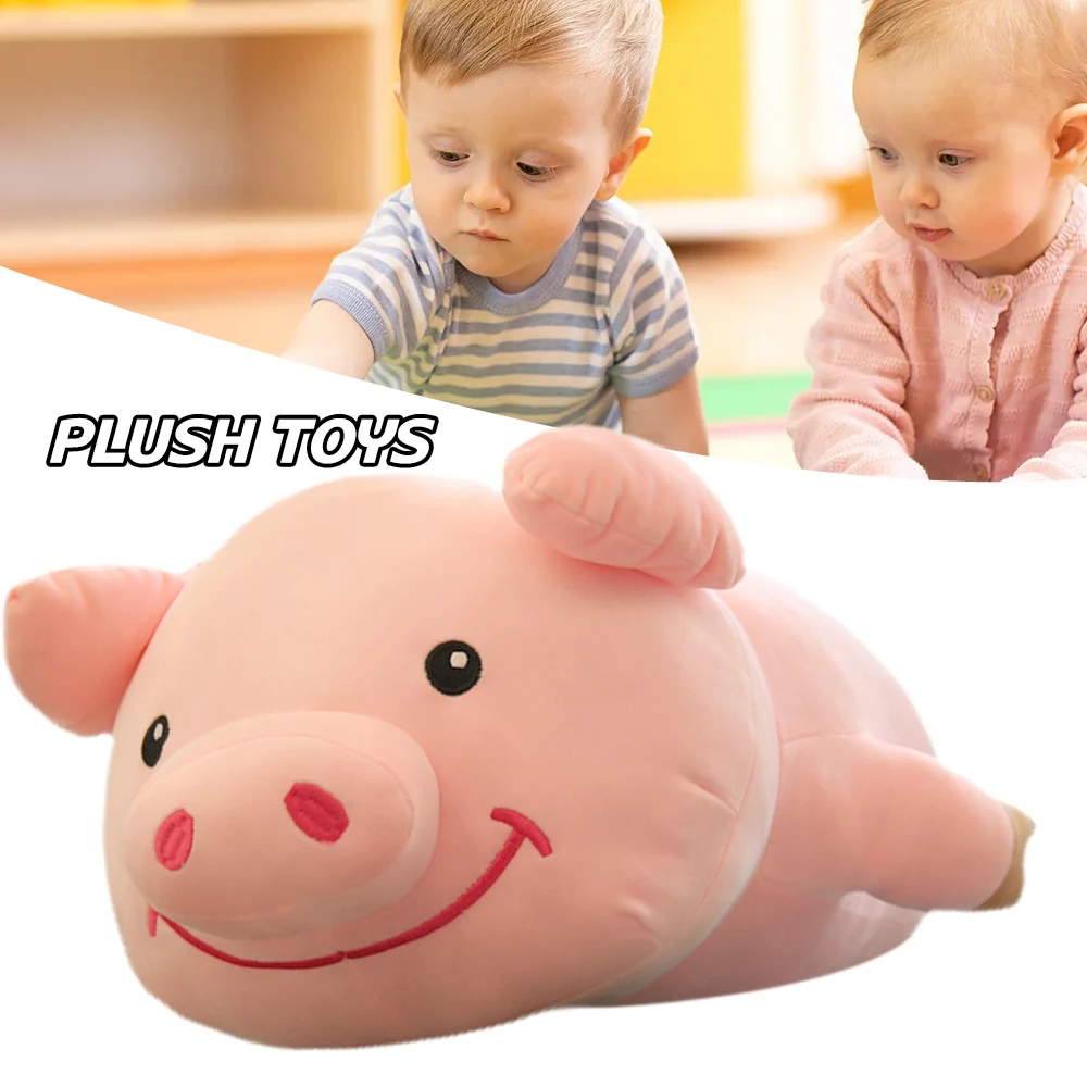 

Adorable Soft Piggy Plush Doll Soft Stuffed Toy Kid Hugging Pillow 50cm Children Birthday Gifts Comfortable Home Decoration AN88