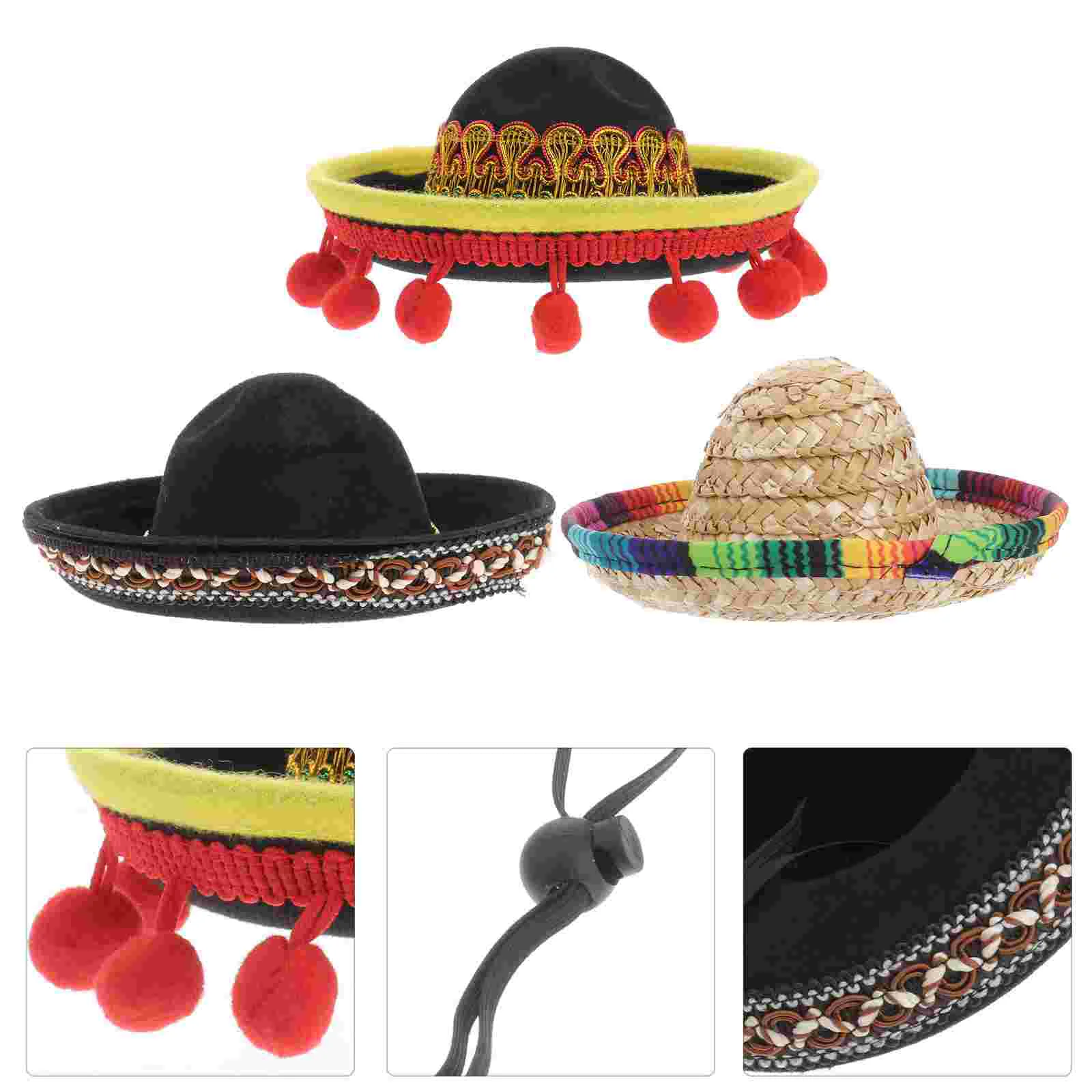 Hat Dog Sombrero Pet Straw Mexican Costume Party Forcat Puppy Hawaii Headdress Headgear Hats Small Sun Mini Fiesta
Hat Dog Sombrero Pet Straw Mexican Costume Party Forcat Puppy Hawaii Headdress Headgear Hats Small Sun Mini Fiesta