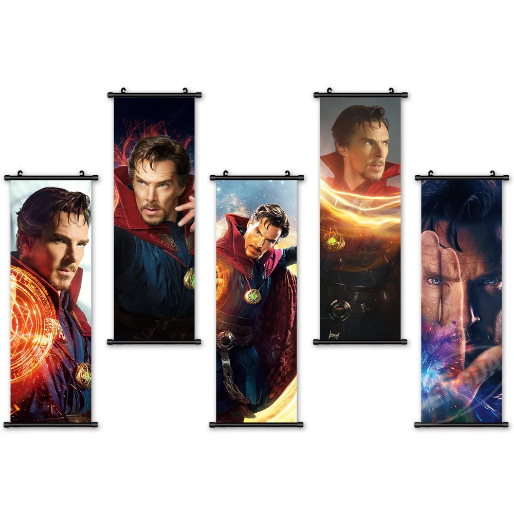 

Marvel Wall Artwork Plastic Scroll The Avengers Hanging Movie Painting Canvas Poster Picture Prints Home Decoration Kids Room