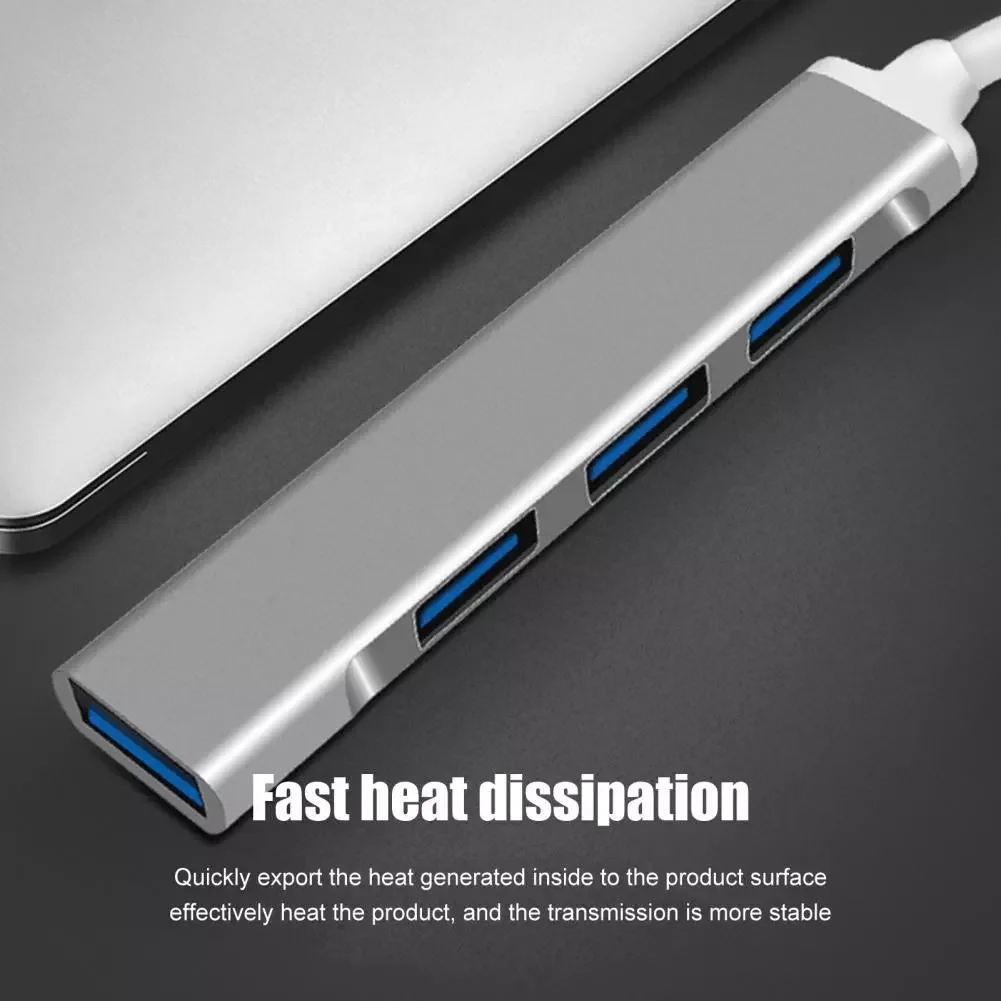 Multi-use Monitor Hub Convenient Aluminum Alloy Fast Transmission Compact Type-C USB 3.0 Extender for Daily Use
Multi-use Monitor Hub Convenient Aluminum Alloy Fast Transmission Compact Type-C USB 3.0 Extender for Daily Use