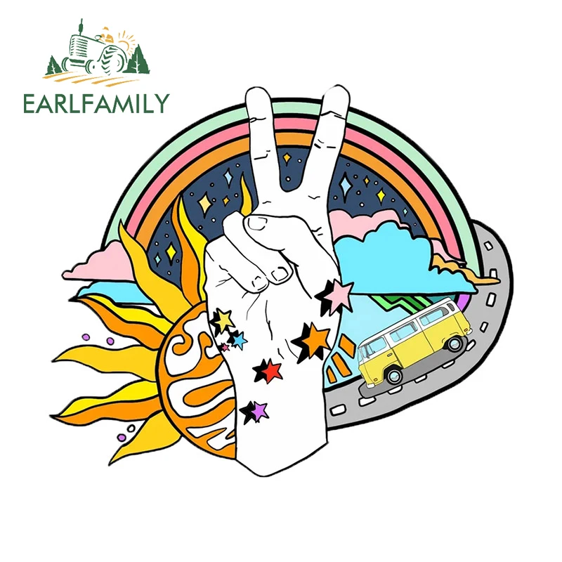 EARLFAMILY 13 см x 13 см для хиппи-Кондиционер для волос, мирная наклейка, автомобильный Стайлинг, виниловый материал для JDM SUV
EARLFAMILY 13 см x 13 см для хиппи-Кондиционер для волос, мирная наклейка, автомобильный Стайлинг, виниловый материал для JDM SUV