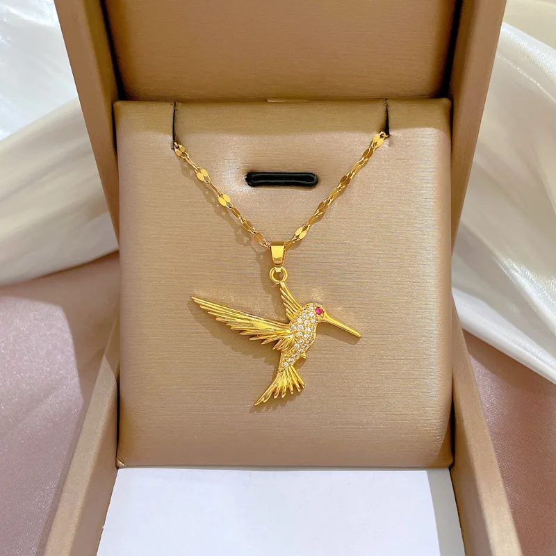 KYTRD Fashion Light Luxury Bird Woodpecker Animal Necklace Micro Inlay Ladies Transfer Clavicle Chain Pendant Friend Gift
KYTRD Fashion Light Luxury Bird Woodpecker Animal Necklace Micro Inlay Ladies Transfer Clavicle Chain Pendant Friend Gift