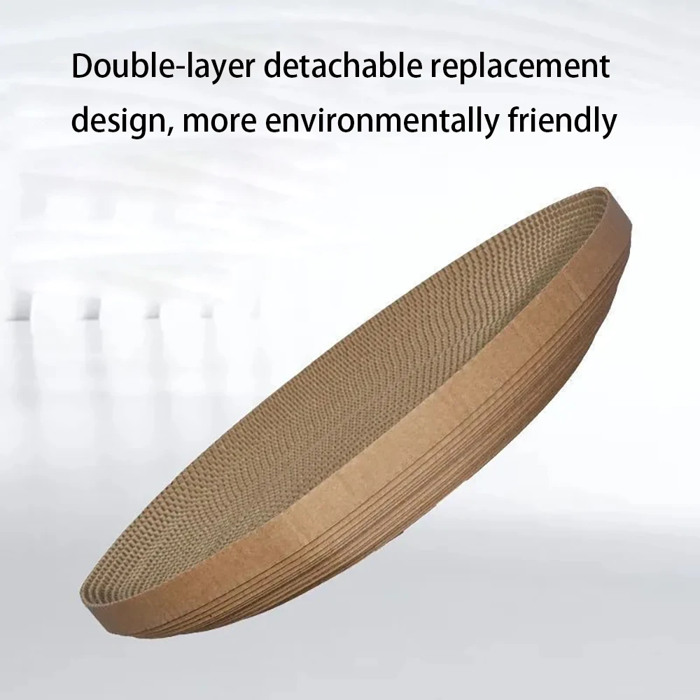 Round Cardboard Corrugated Paper Cat Bed Supplies Grinding Claws Replaceable Cat Scratcher Relaxing Wear Resistant Scratcher Pad
Round Cardboard Corrugated Paper Cat Bed Supplies Grinding Claws Replaceable Cat Scratcher Relaxing Wear Resistant Scratcher Pad