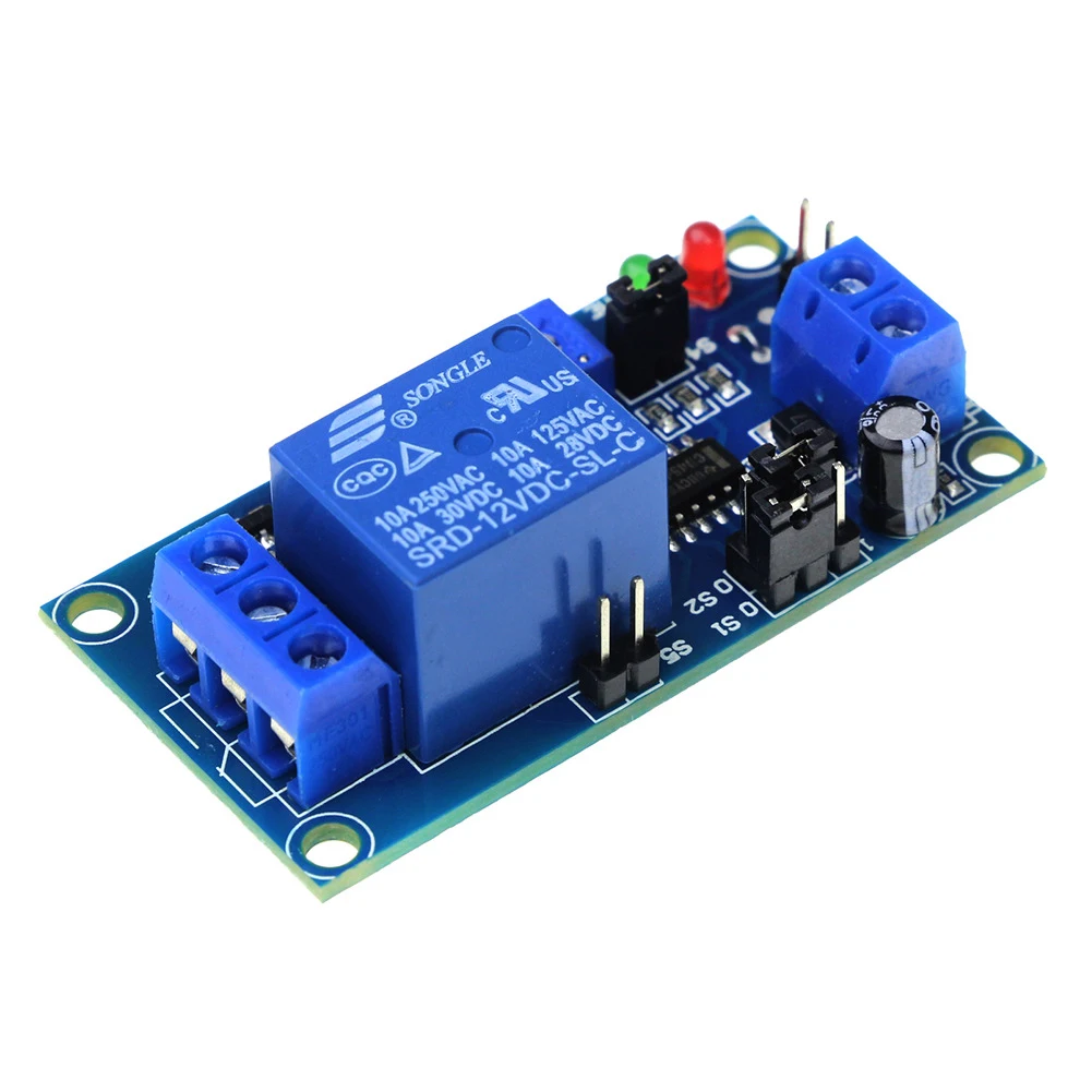 DC 12V Normally Open Time Delay Relay 250V AC Turn On/Turn Off Switch Module Delay Adjustment Potentiometer Clockwise
DC 12V Normally Open Time Delay Relay 250V AC Turn On/Turn Off Switch Module Delay Adjustment Potentiometer Clockwise