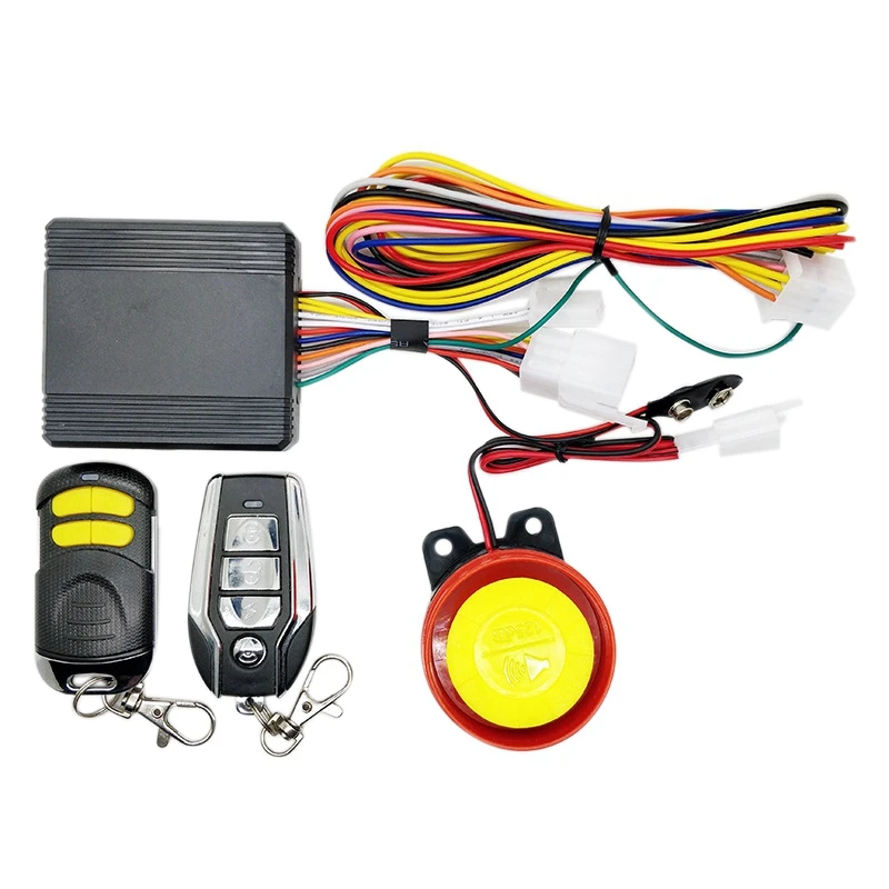 Motorcycle Safety Alarm Single-Channel 2-Color Remote Control One-Button Start Anti-Theft System For Bicycle Scooters
Motorcycle Safety Alarm Single-Channel 2-Color Remote Control One-Button Start Anti-Theft System For Bicycle Scooters