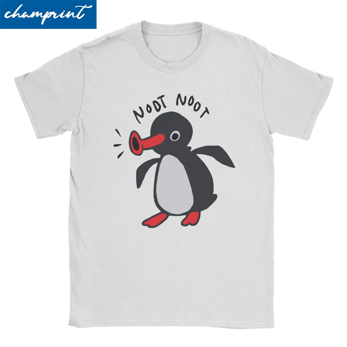 Забавная Ретро футболка Noot Pingu для мужчин и женщин забавная с коротким рукавом из