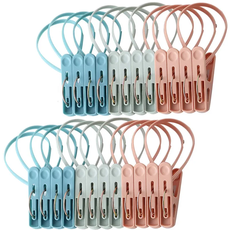 6pcs Mini Plastic Clothespins with Rope Windproof Clothes Sock Hanging Clip Household Blanket Clamps Sealing Clip Holders
6pcs Mini Plastic Clothespins with Rope Windproof Clothes Sock Hanging Clip Household Blanket Clamps Sealing Clip Holders