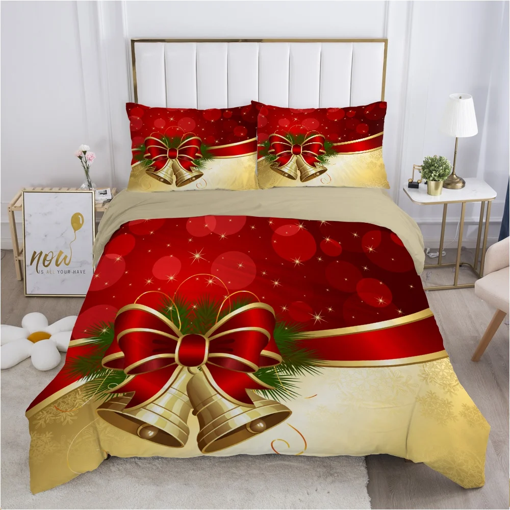 Christmas santa claus Duvet cover set 200x200 Bedding set Twin Queen King Double Bed linens Quilt cover Bedclothes small bell
Christmas santa claus Duvet cover set 200x200 Bedding set Twin Queen King Double Bed linens Quilt cover Bedclothes small bell