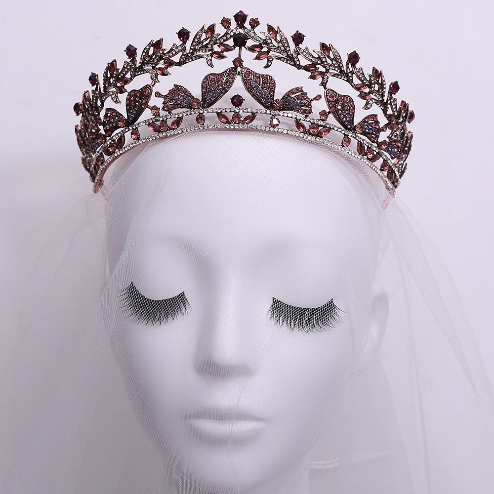 

Роскошные аксессуары для волос для невесты, искусственные короны и бабочки, украшения Стразы, повязки на голову, ободки, диадема принцессы