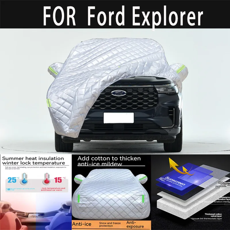 For Ford Explorer auto hail proof protective cover, snow cover, sunshade, waterproof and dustproof external car accessories
For Ford Explorer auto hail proof protective cover, snow cover, sunshade, waterproof and dustproof external car accessories