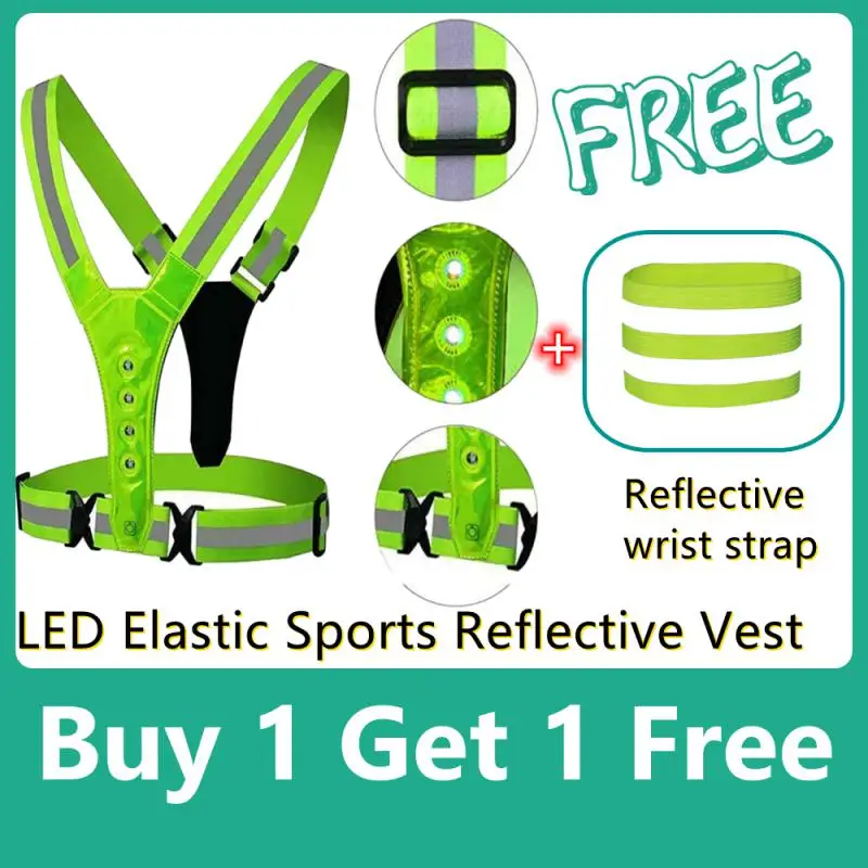 Светоотражающий Жилет для занятий спортом на открытом воздухе с зарядкой через USB 
Светоотражающий Жилет для занятий спортом на открытом воздухе с зарядкой через USB