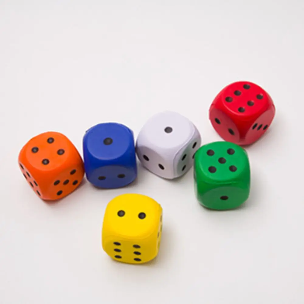 6 шт., новинка, 6 см, креативная настольная искусственная губка, игрушка для просвещения, игральные кости для раннего развития 
6 шт., новинка, 6 см, креативная настольная искусственная губка, игрушка для просвещения, игральные кости для раннего развития