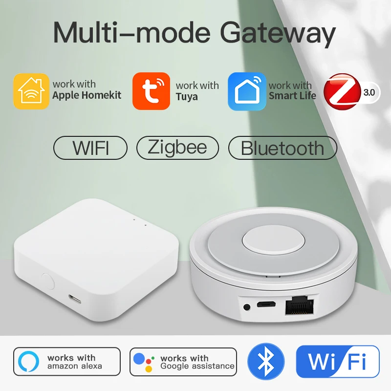 Tuya Zigbee&Homekit Wireless Hub Gateway Smart Home Automation for Zigbee Devices Via Smart Life Works with Alexa Google Home
Tuya Zigbee&Homekit Wireless Hub Gateway Smart Home Automation for Zigbee Devices Via Smart Life Works with Alexa Google Home