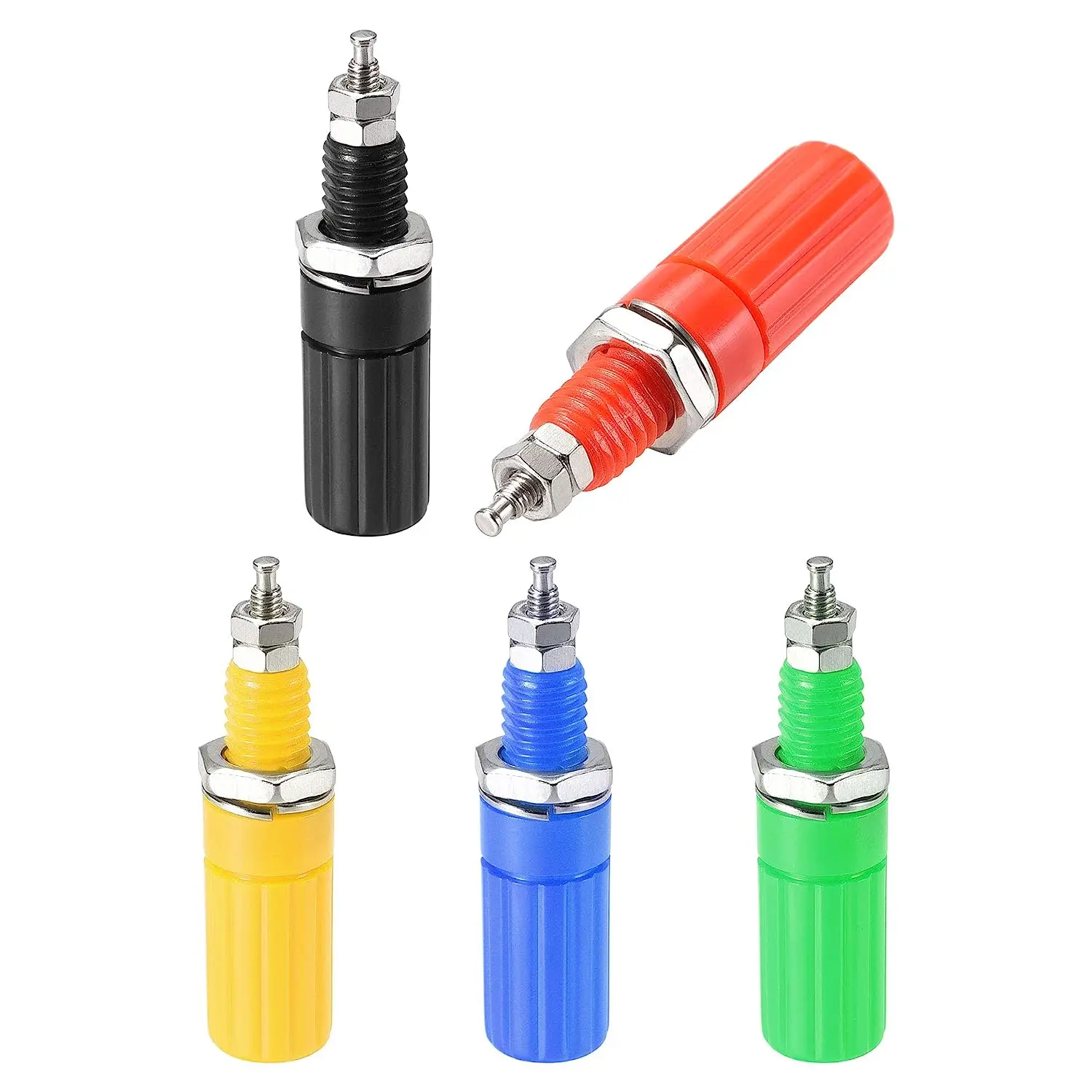 Tcenofoxy Banana Jack 20 Pcs Audio Terminal Connector Binding Post 4mm Banana Jack Panel Mount 5 Colors
Tcenofoxy Banana Jack 20 Pcs Audio Terminal Connector Binding Post 4mm Banana Jack Panel Mount 5 Colors