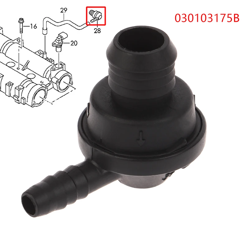 Crankcase Ventilation Valve Suitable Compatible With Seat Skoda 1.2 / 1.4 TSI 030103175B Car Valves Replacement Parts
Crankcase Ventilation Valve Suitable Compatible With Seat Skoda 1.2 / 1.4 TSI 030103175B Car Valves Replacement Parts