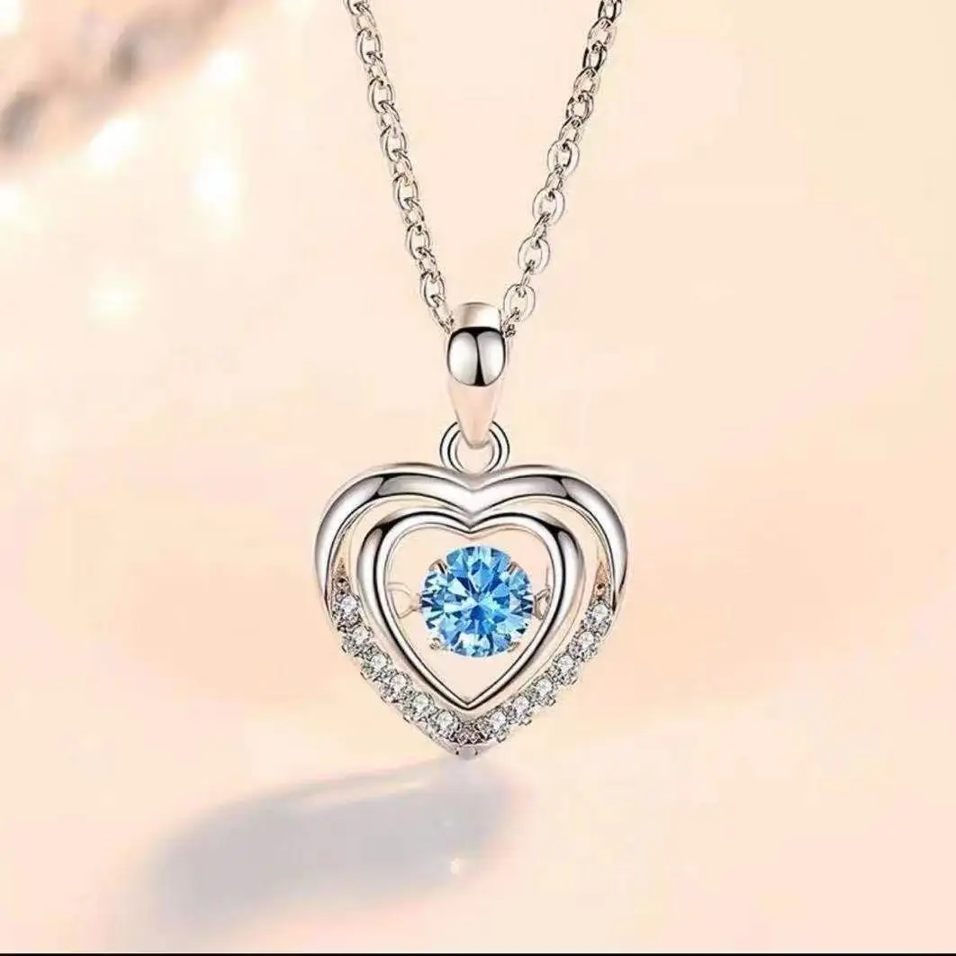 New Necklace Female Collarbone Smart Beating Heart Pendant Jewelry Tanabata Valentine's Day Gift for Girlfriend Bride Jewelry
New Necklace Female Collarbone Smart Beating Heart Pendant Jewelry Tanabata Valentine's Day Gift for Girlfriend Bride Jewelry