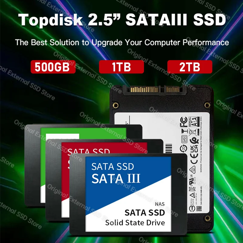 2.5 Inch Internal SSD SATA3 1TB 2TB Solid State Hard Drive 500GB M.2 High Speed Hard Disk Drive for PC Laptop Notebook ssd диск 
2.5 Inch Internal SSD SATA3 1TB 2TB Solid State Hard Drive 500GB M.2 High Speed Hard Disk Drive for PC Laptop Notebook ssd диск