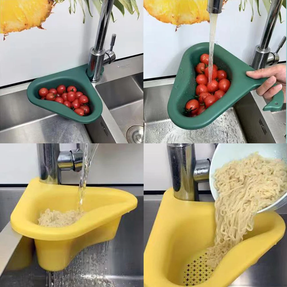 Сливная сетка для кухонной раковины, многофункциональная дренажная корзина для фруктов и овощей
Сливная сетка для кухонной раковины, многофункциональная дренажная корзина для фруктов и овощей