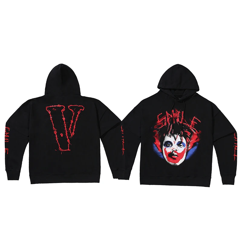 VLONE Hoodies Female Couple Loose Street Sweatshirts Hip Hop Trend Men's Cotton Casual Clown Printing
VLONE Hoodies Female Couple Loose Street Sweatshirts Hip Hop Trend Men's Cotton Casual Clown Printing