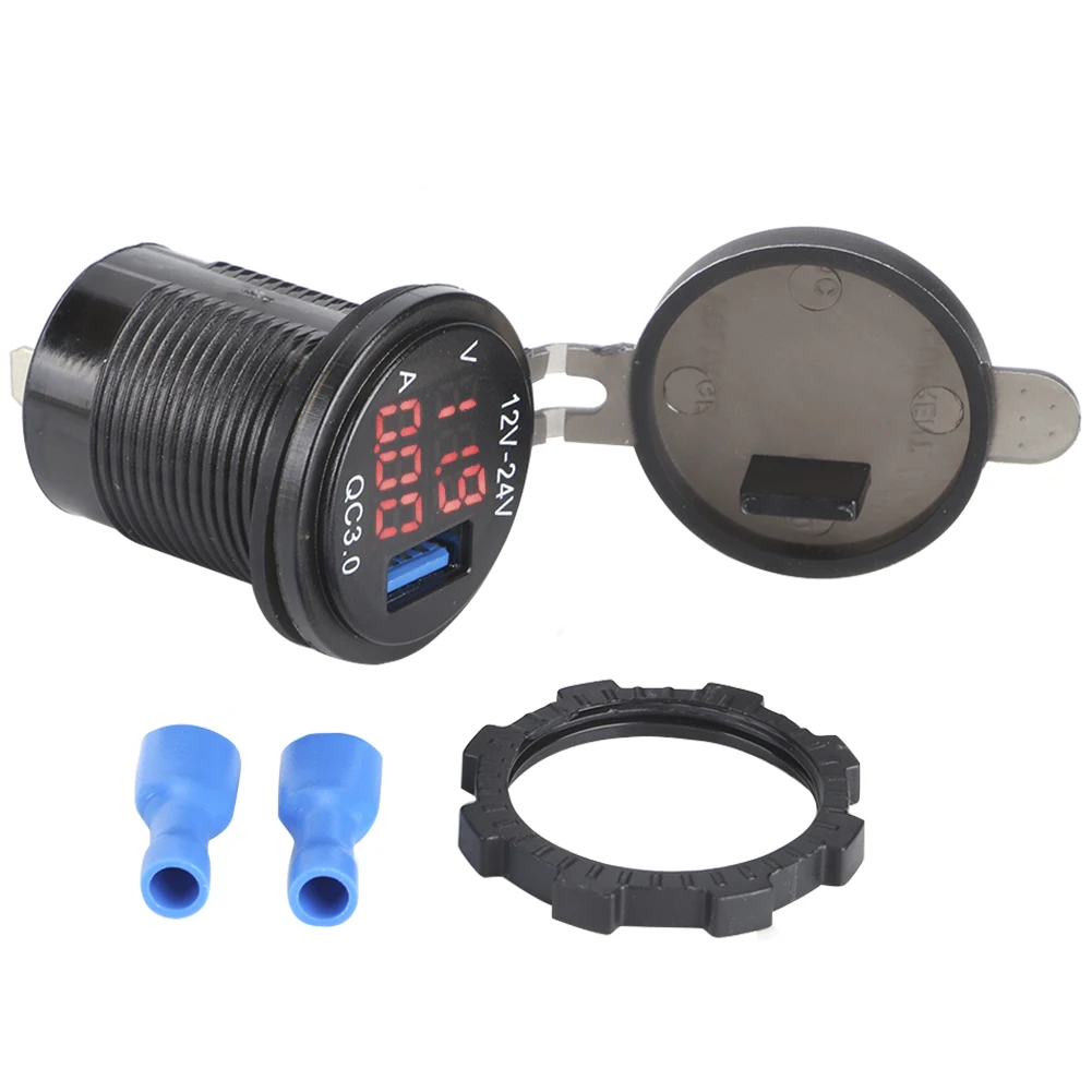 3‑In‑1 Car 3.0 USB Charger with Digital Voltmeter Ammeter Monitoring Fast Charging for Phone 3.0
3‑In‑1 Car 3.0 USB Charger with Digital Voltmeter Ammeter Monitoring Fast Charging for Phone 3.0