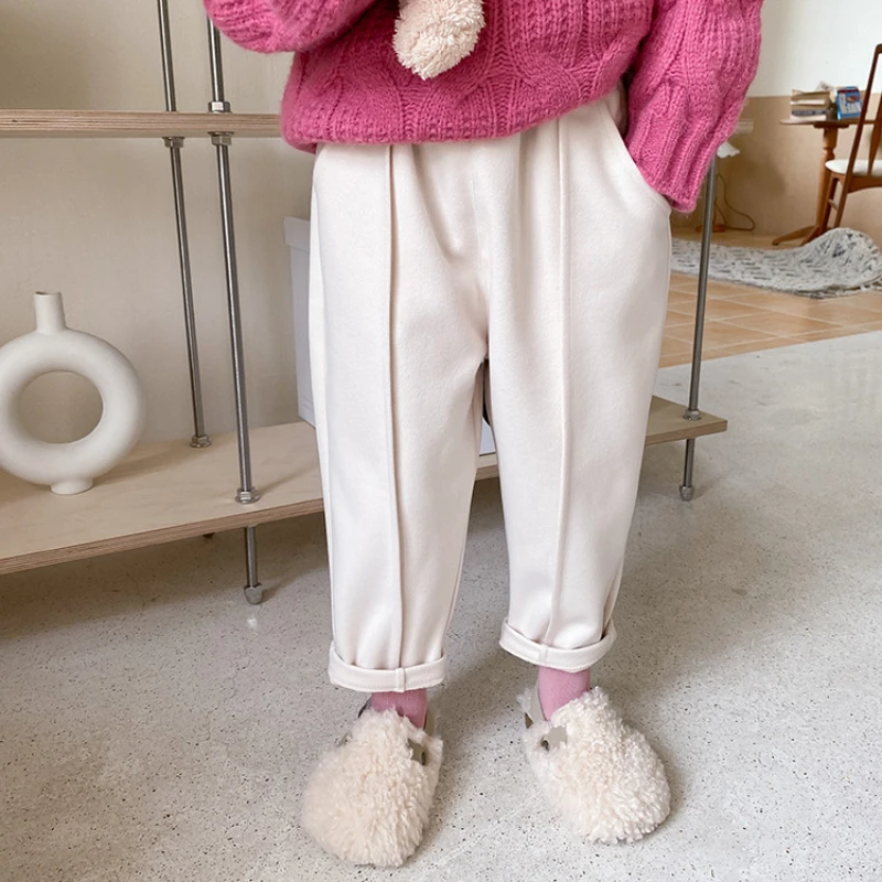 HoneyCherry Autumn Winter Thick Woolen Pants Solid Color Casual Trousers Girls Pants
HoneyCherry Autumn Winter Thick Woolen Pants Solid Color Casual Trousers Girls Pants