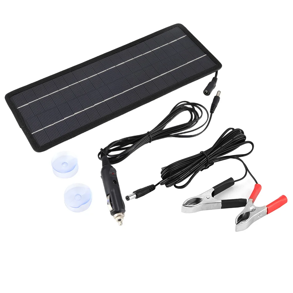 12V 4.5W Portable Solar Panel Battery Trickle Charger for Car Truck Boat Caravan
12V 4.5W Portable Solar Panel Battery Trickle Charger for Car Truck Boat Caravan