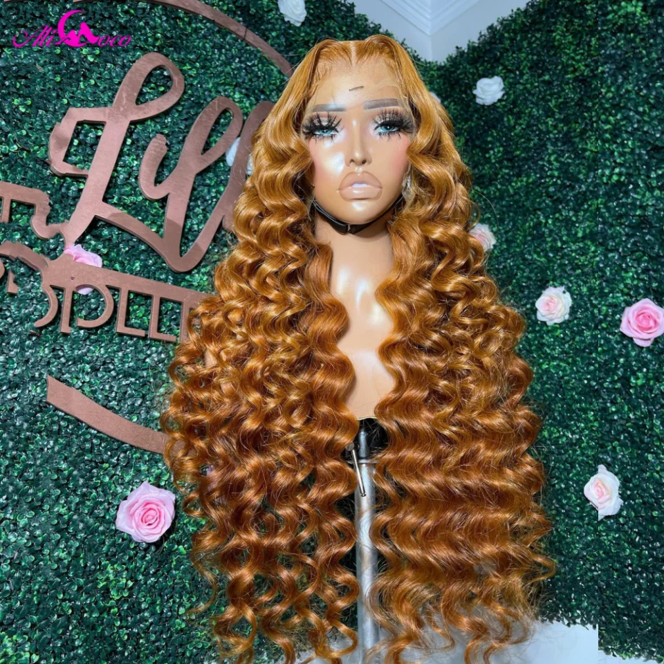 Ginger Orange Loose Deep Wave 13X6 Lace Frontal Wig Transparent Lace Human Hair Lace Front Wig 5x5 Lace Closure Wig Pre Plucked
Ginger Orange Loose Deep Wave 13X6 Lace Frontal Wig Transparent Lace Human Hair Lace Front Wig 5x5 Lace Closure Wig Pre Plucked