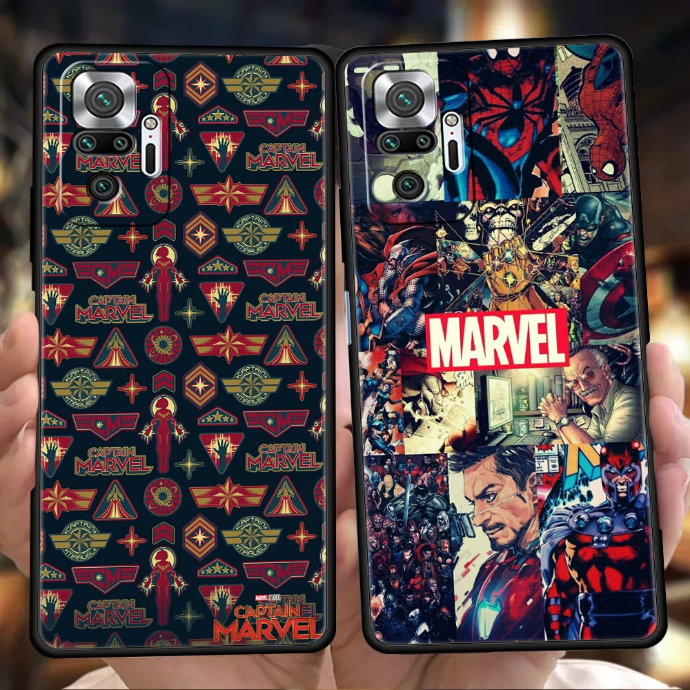 Marvel Phone Case Cover for Redmi K50 Note 10 11 11T Pro Plus 7 8 8T 9S 9 K40 Gaming 9A 9C 9T Pro Plus Soft Shell Fundas Coque
Marvel Phone Case Cover for Redmi K50 Note 10 11 11T Pro Plus 7 8 8T 9S 9 K40 Gaming 9A 9C 9T Pro Plus Soft Shell Fundas Coque