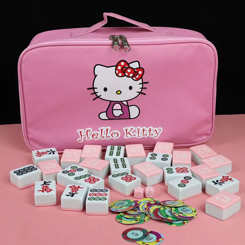 Hello Kitty Kawaii Sanrios Series Anime Cartoon Cute Mini Hand Rub 42 Mahjong Student Dormitory Family Household Girly Gift
Hello Kitty Kawaii Sanrios Series Anime Cartoon Cute Mini Hand Rub 42 Mahjong Student Dormitory Family Household Girly Gift