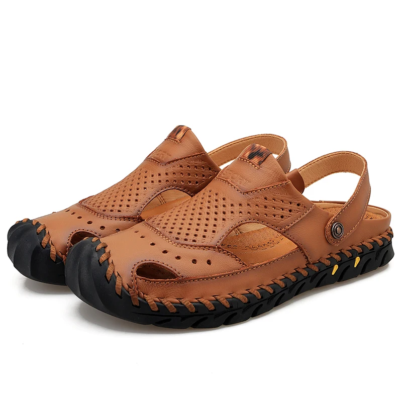 2023 Genuine Leather Men Shoes Summer New Large Size Men's Sandals Men Sandals Fashion Sandals Slippers Big Size 38-47
2023 Genuine Leather Men Shoes Summer New Large Size Men's Sandals Men Sandals Fashion Sandals Slippers Big Size 38-47