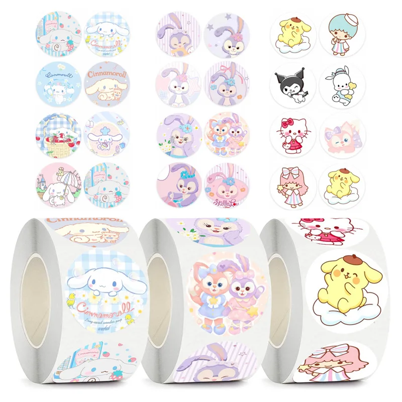 500Pcs/Roll Cartoon Sealing Sticker Cute Toy Decorative Stickers 2.5cm Self-adhesive Children's Reward Praise Stickers 1inch
500Pcs/Roll Cartoon Sealing Sticker Cute Toy Decorative Stickers 2.5cm Self-adhesive Children's Reward Praise Stickers 1inch