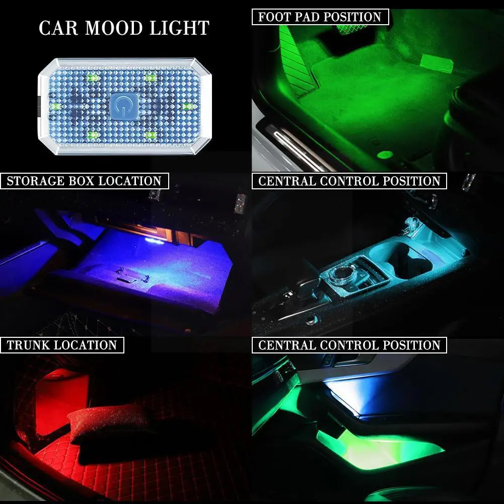 Беспроводной мини-светильник для салона автомобиля, 5 В, с USB-зарядкой
Беспроводной мини-светильник для салона автомобиля, 5 В, с USB-зарядкой