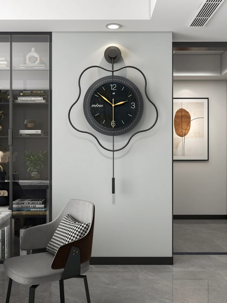 Large Swing Wall Clock Modern Design Living Room Nordic Art Creative Light Luxury Hanging Wall Watch Bedroom Home Decoration
Large Swing Wall Clock Modern Design Living Room Nordic Art Creative Light Luxury Hanging Wall Watch Bedroom Home Decoration
