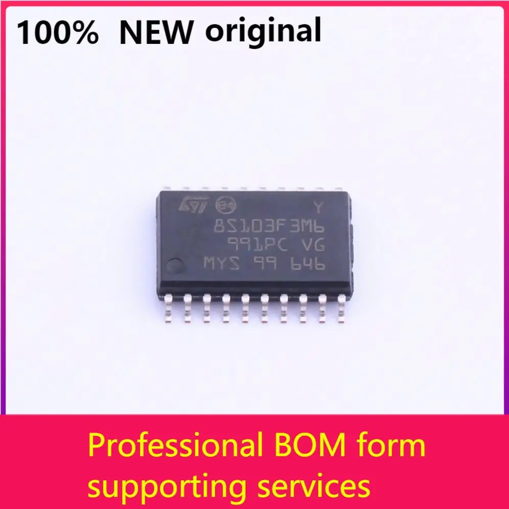 MCU 8-битный STM8S STM8 CISC 8KB Flash 3,3 В/5 в 20-контактный SO W трубка-рейка/трубка STM8S103F3M6 100% оригинал
MCU 8-битный STM8S STM8 CISC 8KB Flash 3,3 В/5 в 20-контактный SO W трубка-рейка/трубка STM8S103F3M6 100% оригинал