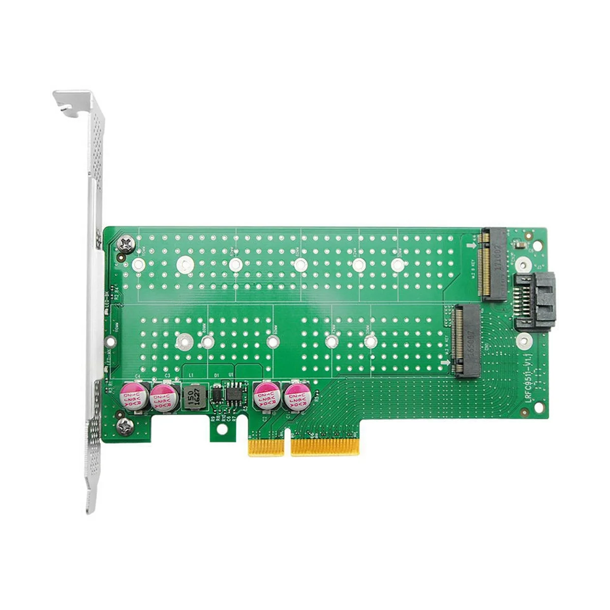 Плата расширения PCIE4.0 PCIE4.0 X4 на M.2 NVMe + NGFF (SATA) SSD, адаптер для твердотельного накопителя, плата расширения M.2 NVMe
Плата расширения PCIE4.0 PCIE4.0 X4 на M.2 NVMe + NGFF (SATA) SSD, адаптер для твердотельного накопителя, плата расширения M.2 NVMe