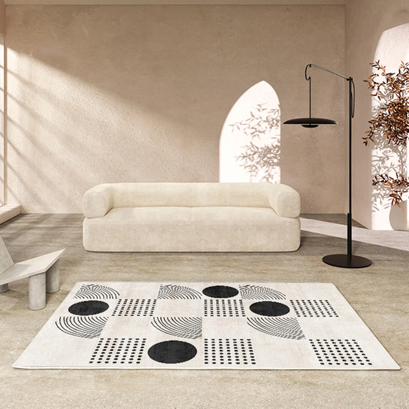 Nordic Modern Black And White Art Geometric Living Room Large Area Decor Carpet Bedroom Cloakroom Non-Slip Rug Porch Door Mat
Nordic Modern Black And White Art Geometric Living Room Large Area Decor Carpet Bedroom Cloakroom Non-Slip Rug Porch Door Mat