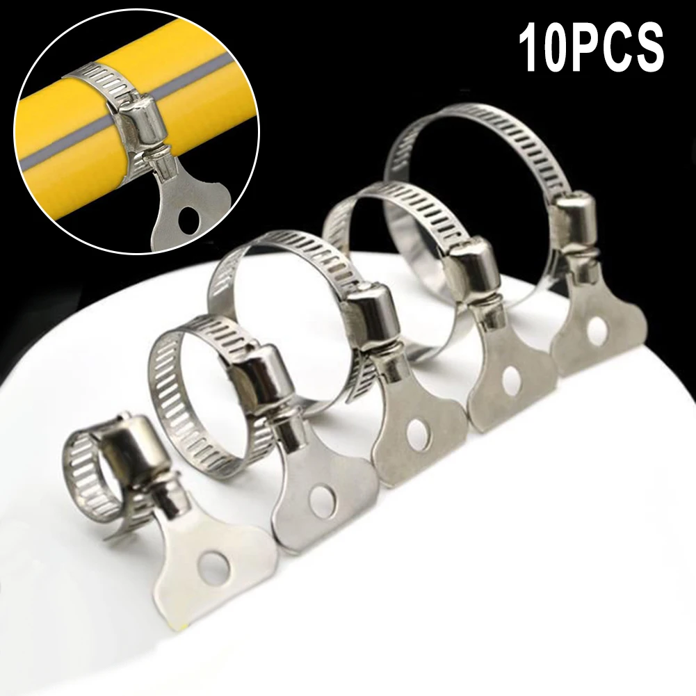 10 PCS Stainless Steel Jubilee Clips 6-38mm Optional Worm Drive Hose Clamps Fuel Pipe Water Tube For Pipe Fittings Fixing Tool
10 PCS Stainless Steel Jubilee Clips 6-38mm Optional Worm Drive Hose Clamps Fuel Pipe Water Tube For Pipe Fittings Fixing Tool