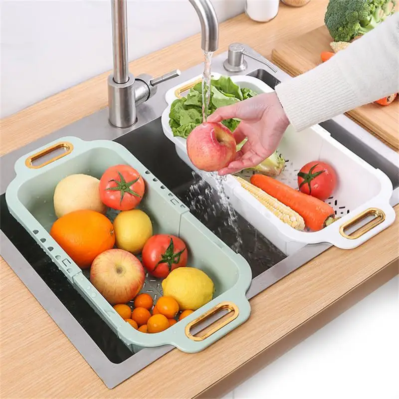 Double-layer Design Kitchen Wash Basin Baskets Home Sink Filter Basket Fine Drain Hole Design Freely Retractable Fruit Plate
Double-layer Design Kitchen Wash Basin Baskets Home Sink Filter Basket Fine Drain Hole Design Freely Retractable Fruit Plate