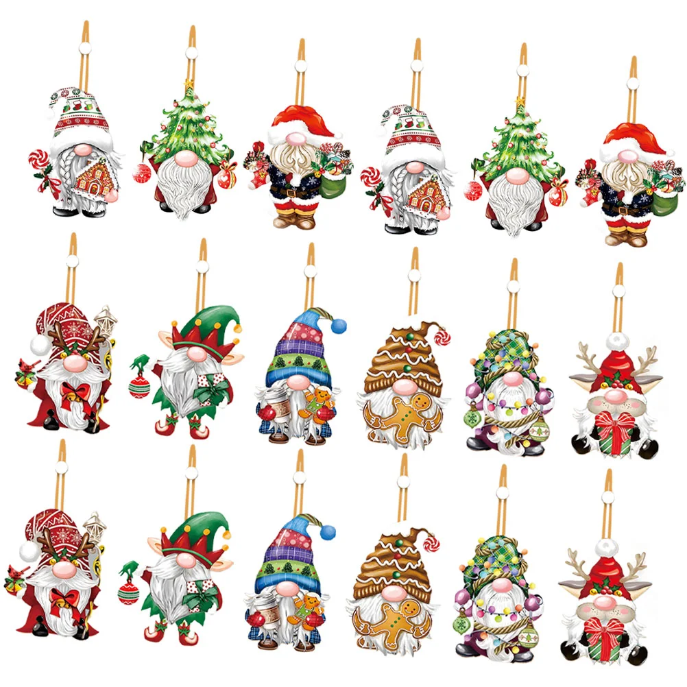 18 Pcs Christmas Decorations Ornaments Tree Gnome Wood Cutouts Hollow Xmas Tag Hanging Shaped
18 Pcs Christmas Decorations Ornaments Tree Gnome Wood Cutouts Hollow Xmas Tag Hanging Shaped