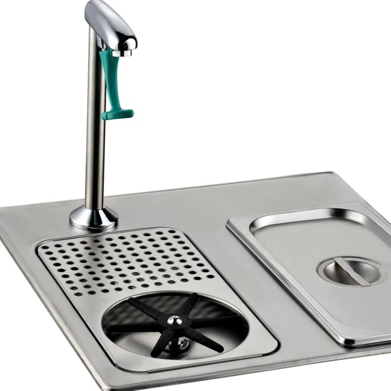 98552-AF Full Set Bar Application Glass Rinser with Pedestal Push back single glass filler
98552-AF Full Set Bar Application Glass Rinser with Pedestal Push back single glass filler