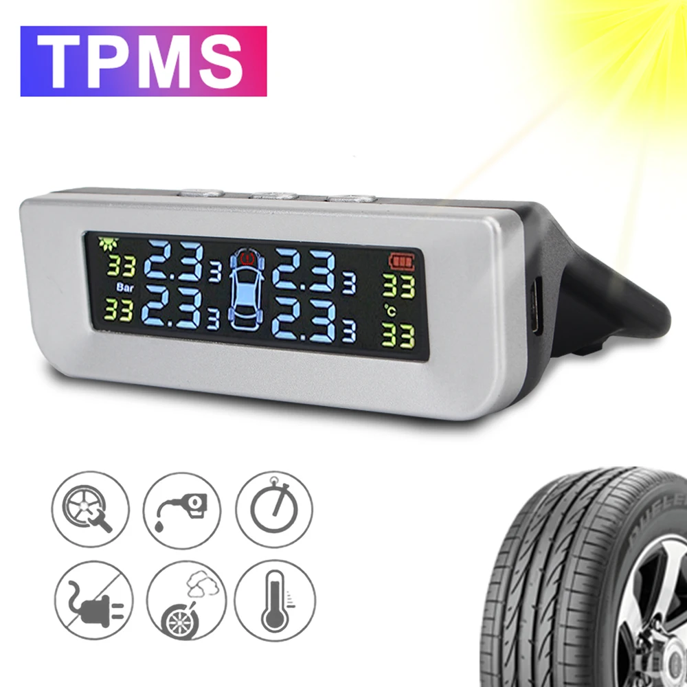 Цифровой ЖК-дисплей, новинка, автомобильные аксессуары TPMS, 4 шт., внешние/внутренние датчики Solor, питание от USB
Цифровой ЖК-дисплей, новинка, автомобильные аксессуары TPMS, 4 шт., внешние/внутренние датчики Solor, питание от USB