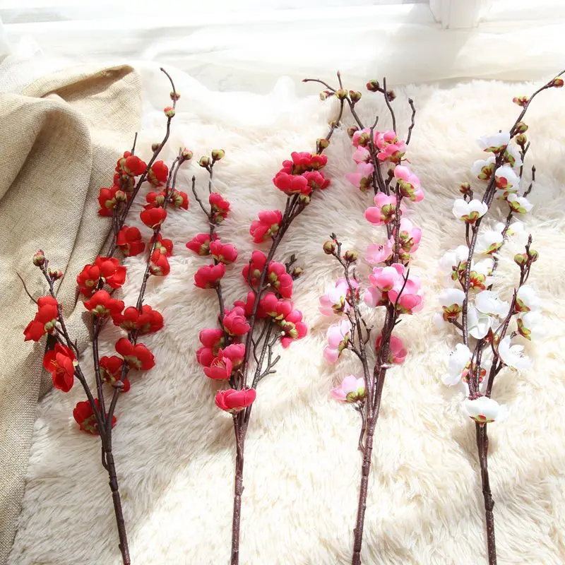 1 Bounch 94cm Artificial Flower Cherry Spring Plum Peach Blossom Branch 60cm Silk Flower Tree Flower Bud For Wedding Party Decor
1 Bounch 94cm Artificial Flower Cherry Spring Plum Peach Blossom Branch 60cm Silk Flower Tree Flower Bud For Wedding Party Decor