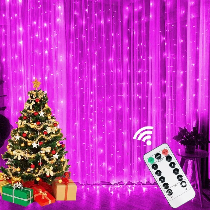 6M Led Garland Curtain Light String USB with Remote Control for Home Room Bedroom Wedding Party Christmas Window Wall Decoration
6M Led Garland Curtain Light String USB with Remote Control for Home Room Bedroom Wedding Party Christmas Window Wall Decoration
