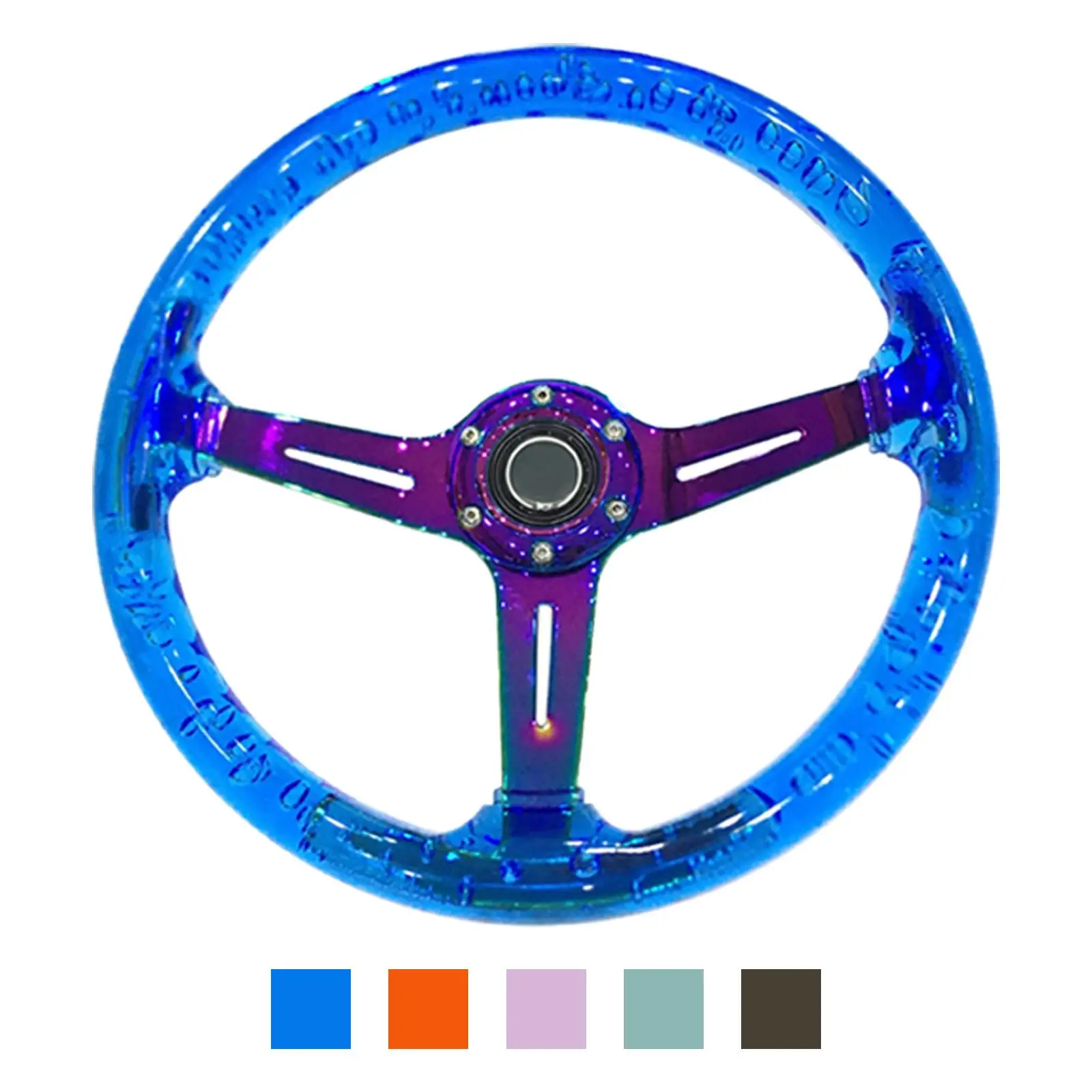 

Universal 14 inch 350mm Auto Steering Wheel, Race Style, for Race Car, Modified Drifting Steering Wheel Accessories