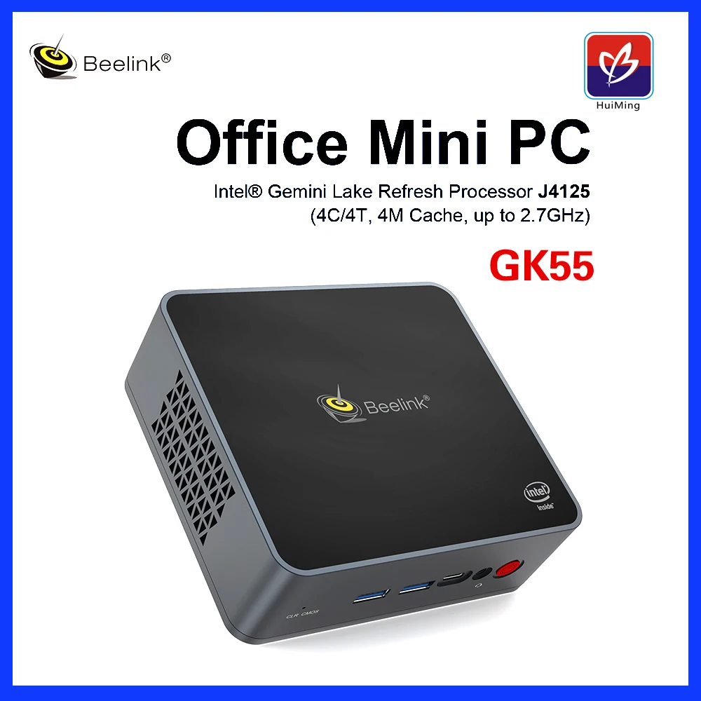 Beelink GK55 Мини ПК Windows10 Pro (и Ubuntu), процессор Intel Celeron J4125 8 ГБ ОЗУ DDR4L/128 Гб SSD, двойной гигабитный Ethernet, двойной бан
Beelink GK55 Мини ПК Windows10 Pro (и Ubuntu), процессор Intel Celeron J4125 8 ГБ ОЗУ DDR4L/128 Гб SSD, двойной гигабитный Ethernet, двойной бан