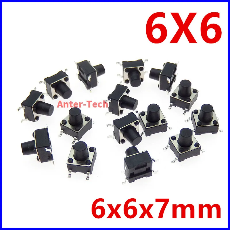 50 шт. SMT 6*6*7 6X6X7 6X6X7mm 4-контактный патч-переключатель микрокнопочный переключатель Сброс переключатель PCB SMD
50 шт. SMT 6*6*7 6X6X7 6X6X7mm 4-контактный патч-переключатель микрокнопочный переключатель Сброс переключатель PCB SMD