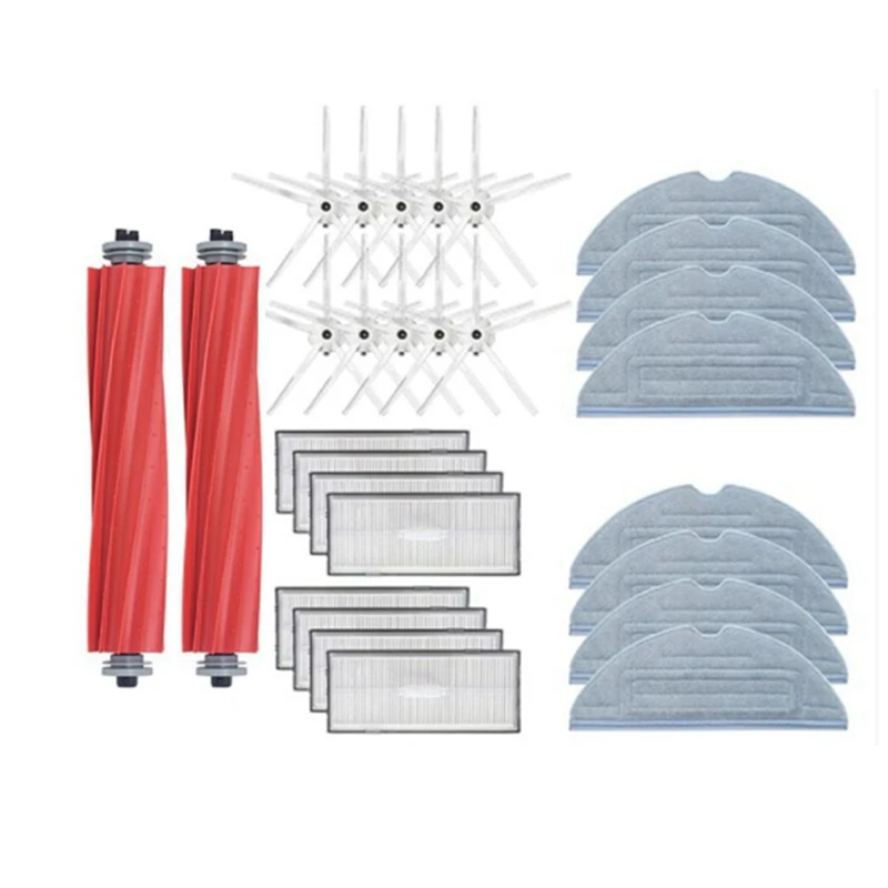 Main Side Brush Hepa Filter Mop Cloth Accessories For Roborock S7 T7S Plus Robot Vacuum Cleaner Accessories
Main Side Brush Hepa Filter Mop Cloth Accessories For Roborock S7 T7S Plus Robot Vacuum Cleaner Accessories