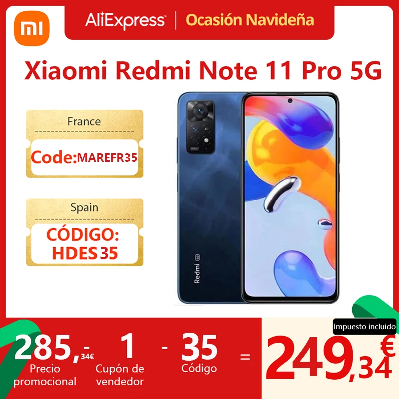 Смартфон Xiaomi Redmi Note 11 Pro телефон Snapdragon 695 восемь ядер экран 6 67 дюйма FHD AMOLED камера МП
