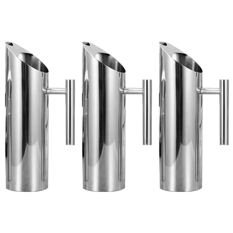 3X Stainless Steel Water Pitcher With Ice Guard Tea Pot Kettle Jug Cold Beverages Juice Pot Ktv Bar Accessories 1L
3X Stainless Steel Water Pitcher With Ice Guard Tea Pot Kettle Jug Cold Beverages Juice Pot Ktv Bar Accessories 1L